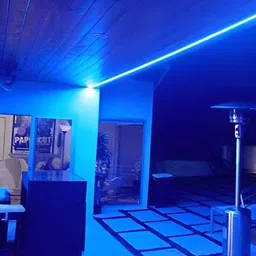 ENORMITY Blue Rice Shape Rope String Lights image 3