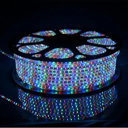 ENORMITY Blue & Red Rice Shape String Lights image 4