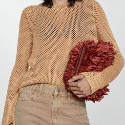 MANGO Open Knit Pullover-image-63