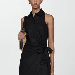 MANGO Shirt Mini Dress-image-2