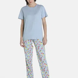Puma Women Regular Fit T-Shirt & Pyjamas Set-image-2