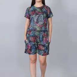 Xivir Tropical Printed Night suit-image-3