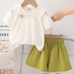 INCLUD Girls Shirt With Shorts-image-2