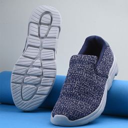 HRX by Hrithik Roshan Men Navy Blue And Grey Non-Marking Walking Sports Shoes-picture-49