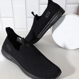 Goldstar Men Textured Slip-On Walking Shoes-image-7