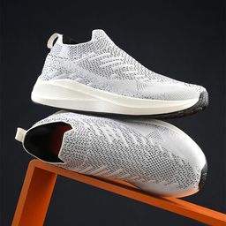 HRX by Hrithik Roshan Men White Mesh Walking Shoes-51