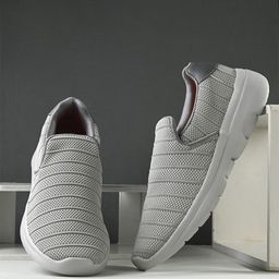 HRX by Hrithik Roshan Men Mesh Memory Foam Walking Non-Marking Shoes-picture-13