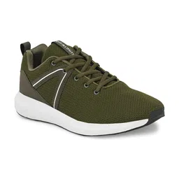 OFF LIMITS Men Olive Green Mesh Running Non-Marking Shoes-image-81