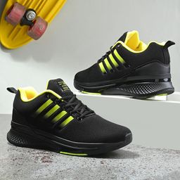OFF LIMITS Men Mesh Lace-Up Running Non-Marking Shoes-43