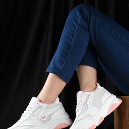 Layasa Women Lace Up Walking Shoes-image-63