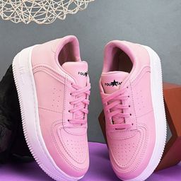 FOUR STAR TRUCK SALES Women Contrast Sole Sneakers-image-79