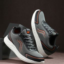 HRX by Hrithik Roshan Men Grey Textured Running Shoes-image-98