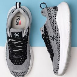 HRX by Hrithik Roshan Women Grey Textured Lace-Up Running Shoes-image-35