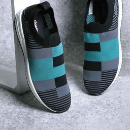 Goldstar Block Patten Lightweight Slip-on Athletics Walking Shoes-49