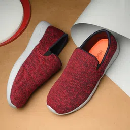 HRX by Hrithik Roshan Men Red Mesh Walking Shoes-picture-15