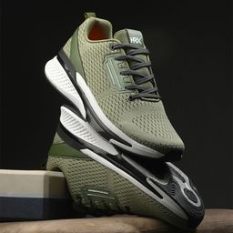 HRX by Hrithik Roshan Men Green Mesh Running Shoes-picture-28