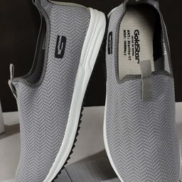Goldstar Men Textured Slip-On Walking Shoes-picture-10