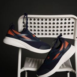 HRX by Hrithik Roshan Men Navy Blue & White Flyknit Mesh Running Shoes-picture-6