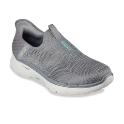Skechers Women Grey Mesh Walking Non-Marking Shoes-image-68