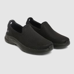 Skechers Men Black Mesh Go Walk 6 Motley Sports Shoes-2