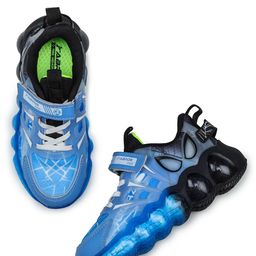 ABROS Boys Memory Foam Mesh Running Shoes image 2