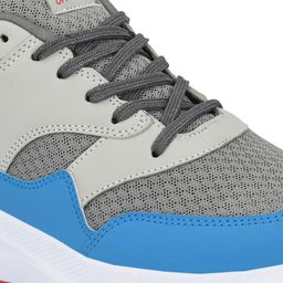 OFF LIMITS Men Grey Mesh Running Non-Marking Shoes image 3