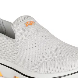 JQR Men PANTHOR Grey Melange Mesh Running Shoes image 3