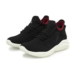HRX by Hrithik Roshan Men Black Memory Foam Non-Marking Walking Shoes image 3