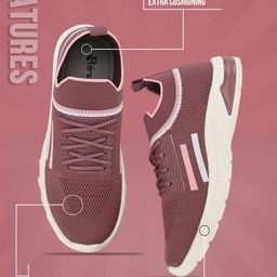 BIRDE Women Mesh Memory Foam Non-Marking Running Shoes image 2