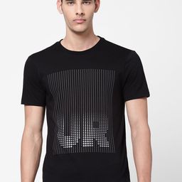 Lee Men Black Printed Cotton Slim Fit T-shirt-picture-42