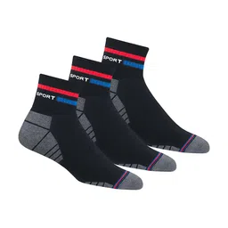 NAVYSPORT Men Pack Of 3 Assorted Durable Above Ankle-Length Socks-image-17