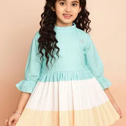 BAESD Bell Sleeve Accordion Pleats Top-34