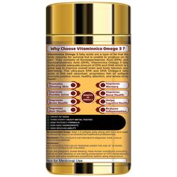 Vitaminnica Omega-3 100mg,  60 softgels  image 2
