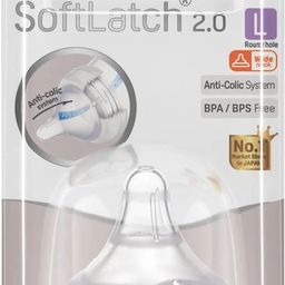 pigeon Wide Neck 2 Nipple L size (blister) Slow Flow Nipple-picture-36