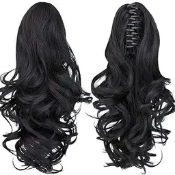 d-divine Black Ponytail Extension 22" Ponytail Claw Clip Extensions Ponytail Hair Extension-picture-16