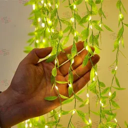 150 LEDs 3 m Yellow Steady, Flickering Leaf Rice Lights-36