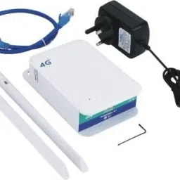 HANUTECH Wireless 4G LTE 2.4Ghz SIM Router | 2 External 5Dbi Antennas Upto 150Mbps Speed | Plug and Play with Standard SIM Card Slot 4G Router 2.4 GHz 150 Mbps Wifi Speed Dual Band Internal & External Antenna MiFi (Sim Based) image 3