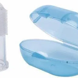 Silicone Finger Toothbrush , Baby Finger Tooth Brush (3 months to 3 years) with storage Box Extra Soft Toothbrush Extra Soft Toothbrush | Toung cleaner and Gum Massager ( 3 to 24 months ) Ultra Soft Toothbrush-image-91