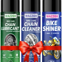 Chain Cleaner, Chain Lubricant, Car & Bike Shiner, Spray Combo | Cleaning | Shines & Protects Chain Oil-18
