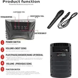 SYN SONS LZ-4103 5 W Bluetooth Party Speaker image 4