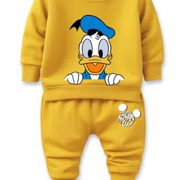 x2o Kids Set of 2 Mickey Mouse & Donald Duck Printed Sweatshirt With Joggers image 3