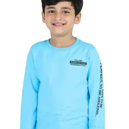 Purple United Kids Boys Typography Printed Cotton Terry Pullover Sweatshirt-image-7
