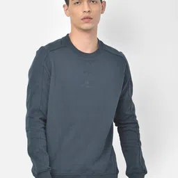 Woods Men Navy Blue Solid Sweatshirt-picture-32