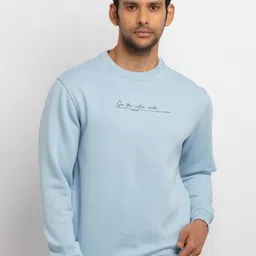 Status Quo Men Blue Sweatshirt-image-58