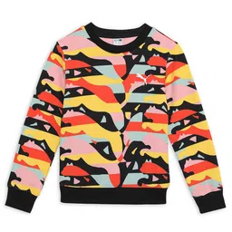 Puma Worldwide Boys Abstract Printed Sweatshirt-10