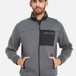 Octave Mock Collar Front-Open Sweatshirt image 1