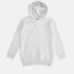 Pantaloons Junior Boys Grey Hooded Sweatshirt-picture-33