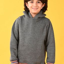 Anthrilo Boys Striped Hooded Fleece Pullover-image-20