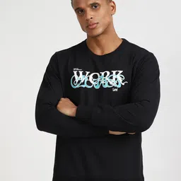 Lee Typography Printed Cotton Sweatshirt-image-17