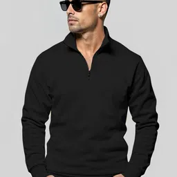 AUSK Men Mock Collar Pullover Sweatshirt-picture-16